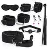 Sex Toys Sexy Leather BDSM Plush Bondage Bundle Set Blindfold Handcuffs Whip Sex Toys for Women Nipple Clip Butt Plug Exotic