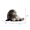 Figurine Bunny Statue Animal Sculpture Collectibles Tea Table Decor Ornament for Office Bedroom Home