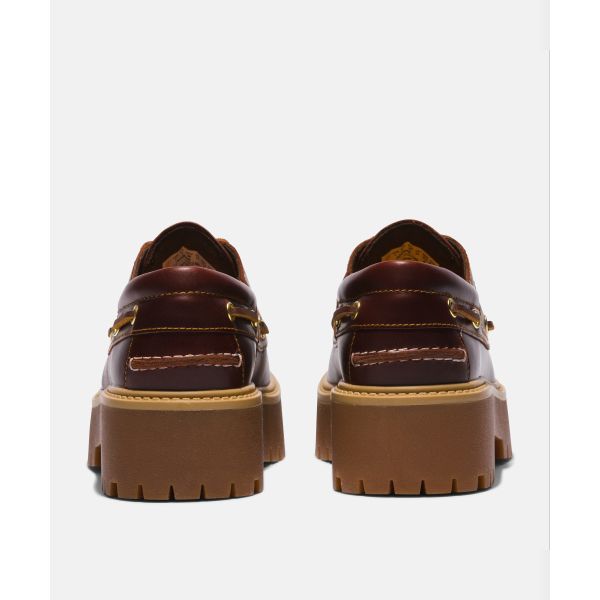 Timberland Premium Series Fashion Simple Sailing Shoes Women Shoes Brown A2QDMD57