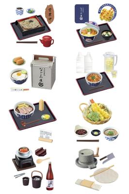 RE-MENT Petit Sample Series Soba Japanisches Restaurant Nagomiya 1BOX Ca.. H115 x B70 x T50mm Aus PVC