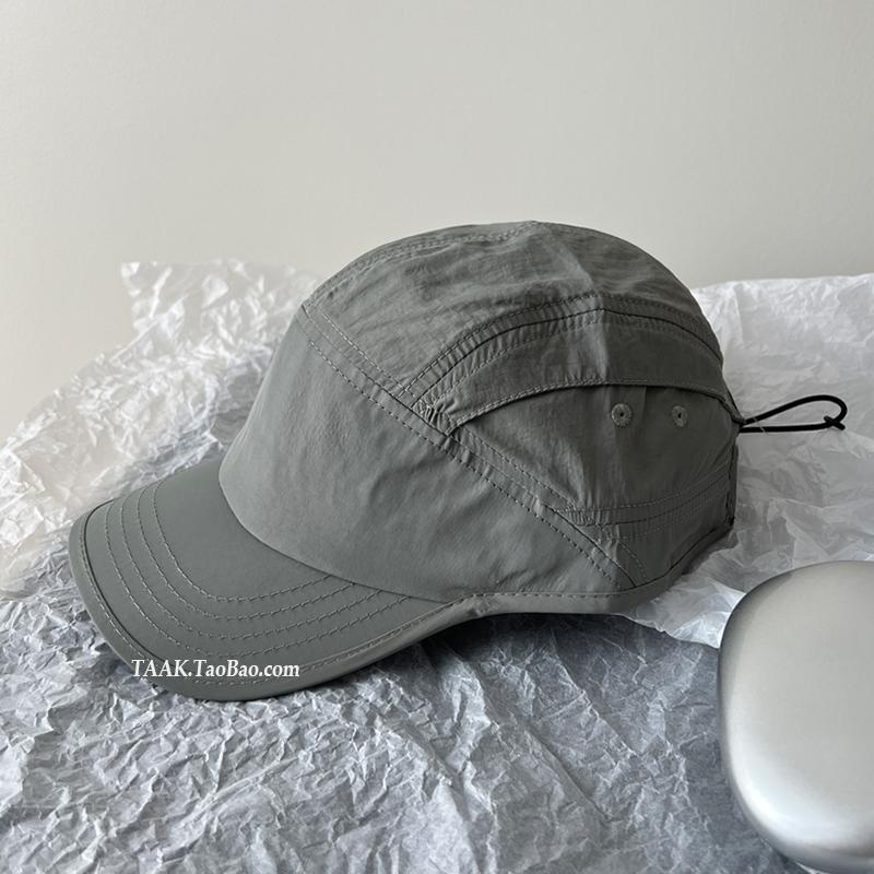 Cappellino da Baseball Estivo Outdoor Funzionale Giapponese Asciugatura Rapida per Uomo e Donna con Coulisse a 5 Pannelli