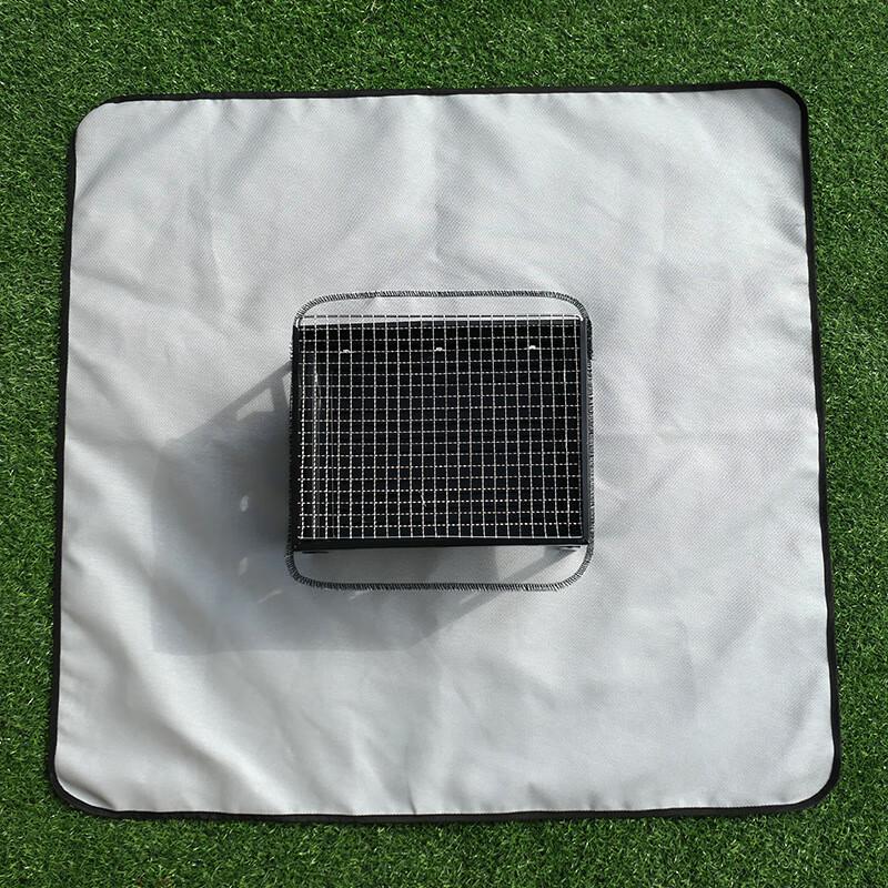 Fiberglass Camping Fire Pit Mat 1m x 1m
