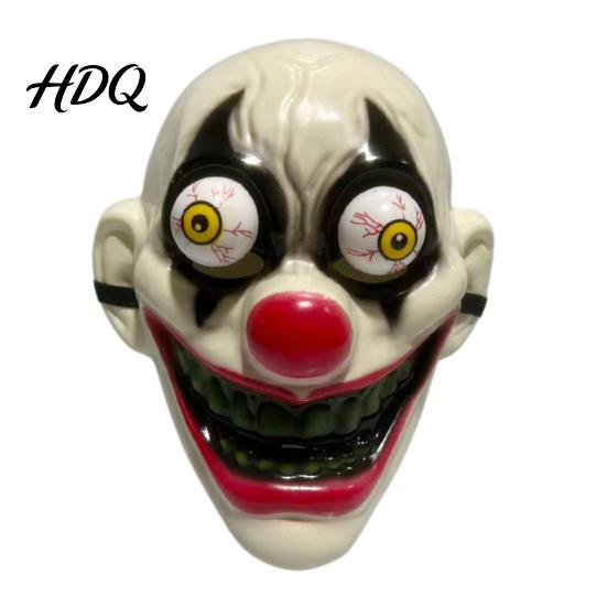 Maschera Horror Resistente per Halloween a Maschera Intera con Occhi Sanguinanti Sporgenti, Festa Spaventosa Realistica Tridimensionale per Feste Cosplay per Adulti