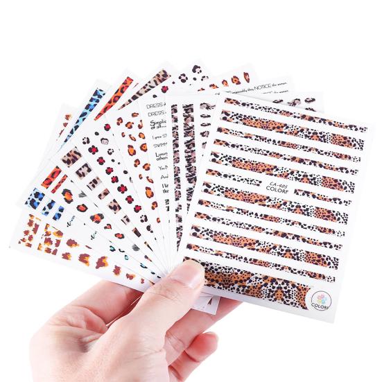 Sticker Easy To Paste Exquisite Fashionable Leopard-Print