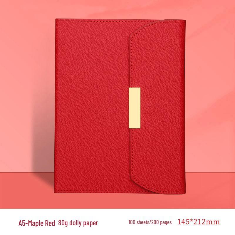 Customized A5 Three-Fold Notebook Gift Set - Elegant Business Meeting Souvenir A5