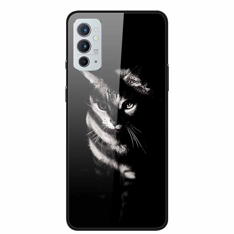 Tempered Glass Cover For Oneplus 9RT Case 1+ 9RT Hard Back Cover for Oneplus 9RT 5G Case Coque Bumper Funda OnePlus 9 1+9RT