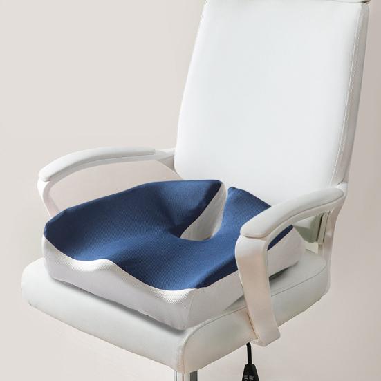 Office Chair Cushion Memory Foam Seat Cushion Breathable Pressure Relief Seat Cushion for Car Seat Wheelchair Thighs Sciatica Pain Relief