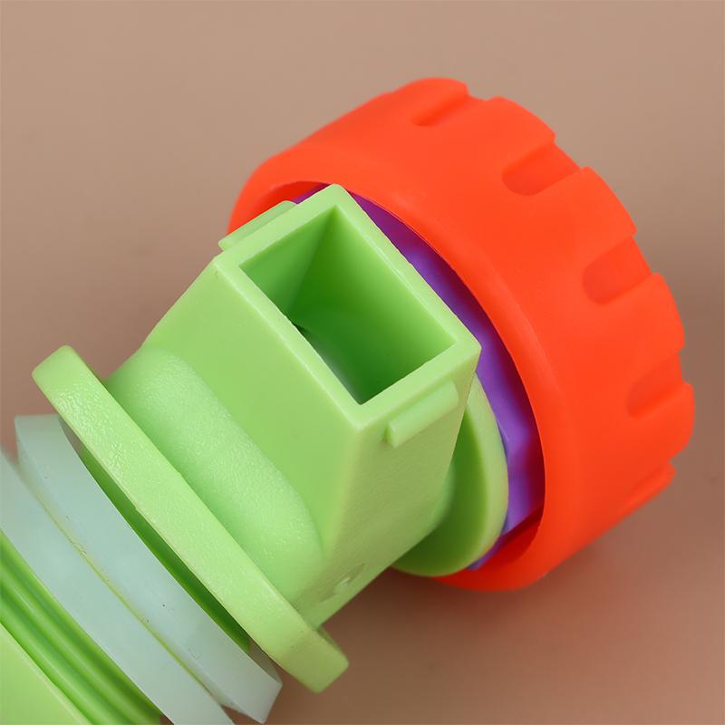 1ks/sada s knoflíkem typu kohoutku Plastová venkovní vodovodní baterie Náhrada za nádrž na vodu Příslušenství k láhvi na džus