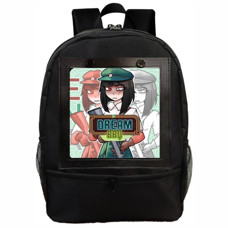 Bbq Dream Ena Pattern Printing Backpack Casual Schoolbag Fashion Gifts Bags