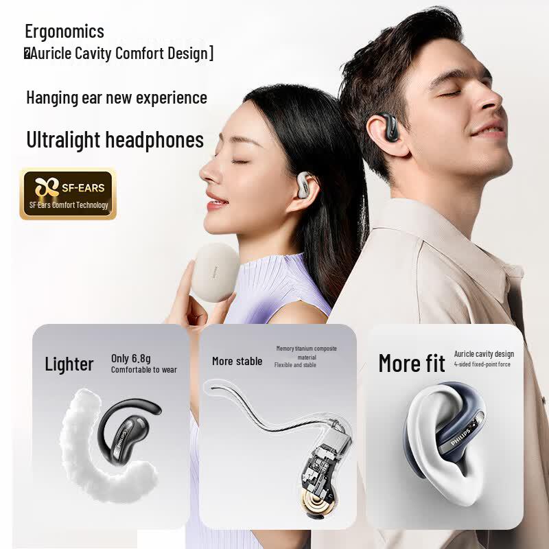 Philips TAQ2120 Open-Ear Wireless Bluetooth Sports Headset