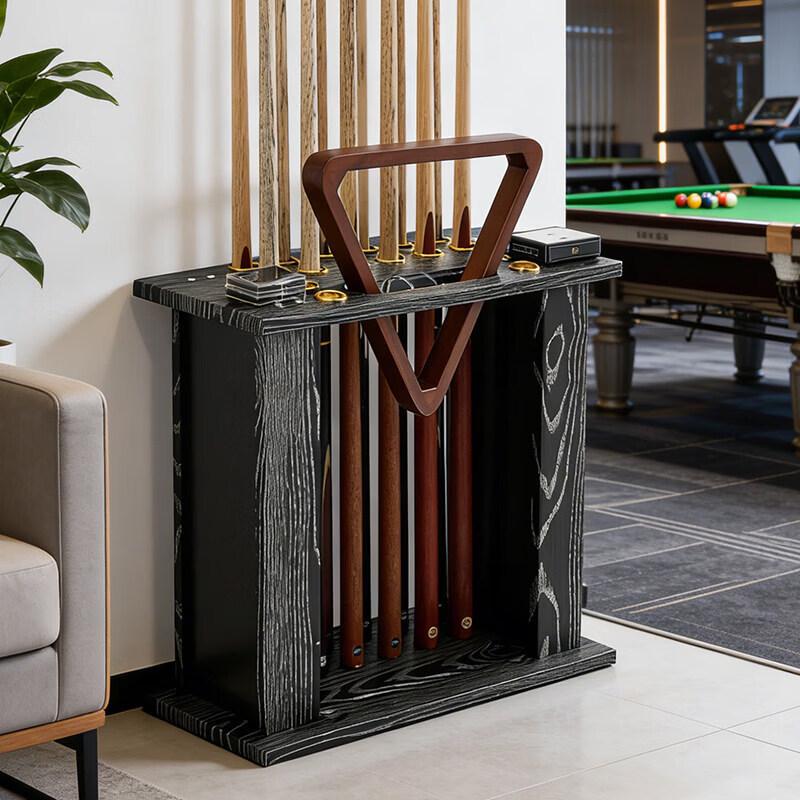 JINGGENG Floor-Standing 16-Hole Billiard Cue Rack