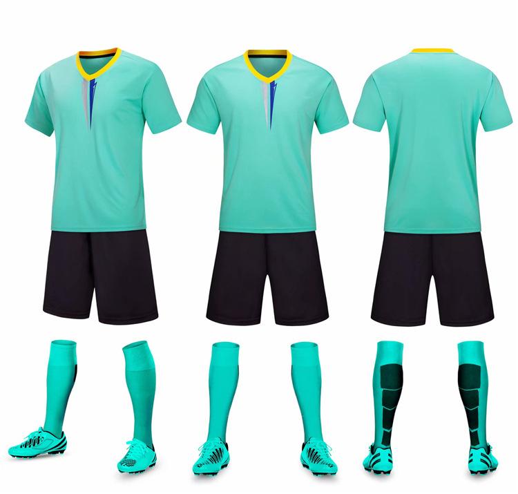 Kids Adult Soccer Uniform Sportssuit Men'S And Women'S Short Sleeve Jersey Soccer Training Team Uniform Summer