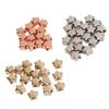 50pcs Plastic Star Shaped Beads 3 Colors Plastic Spacer Beads Jewelry Making Beads  Earring Craft