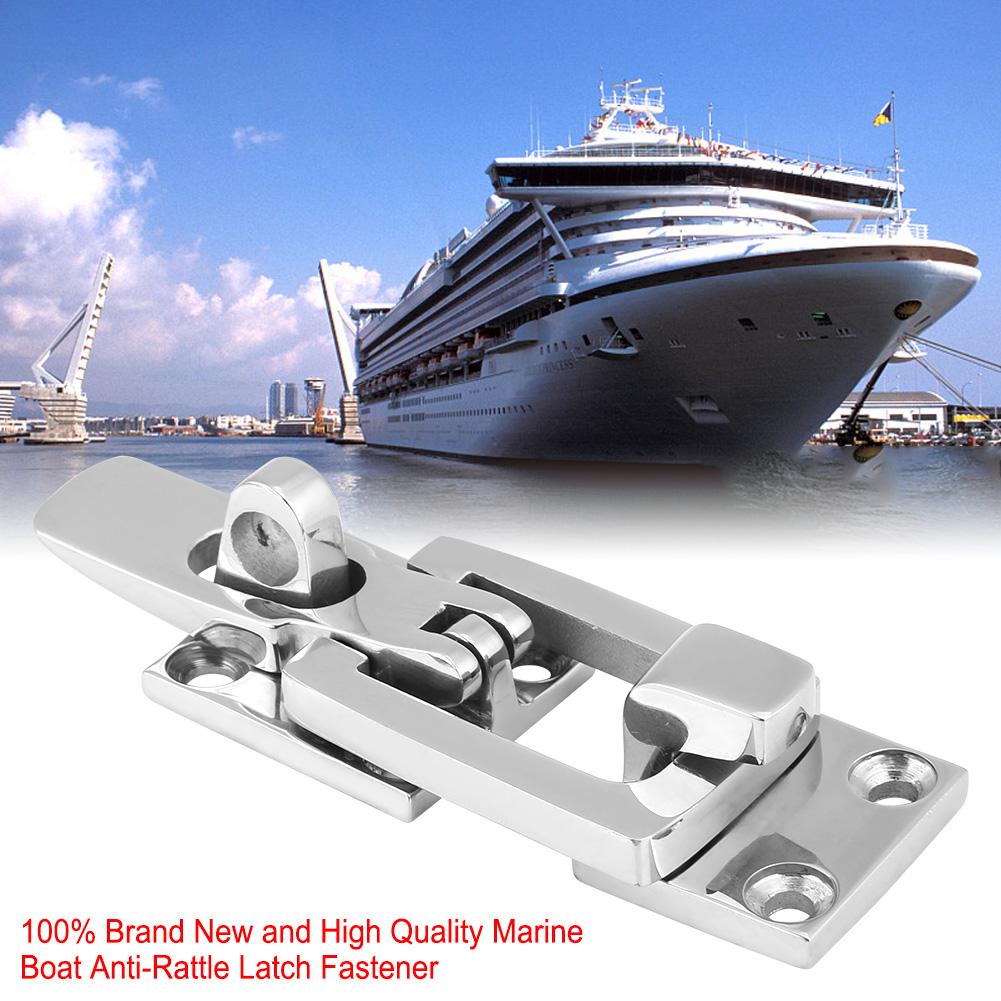 Stainless Steel Marine Boat Anti Rattle Locker Hatch Latch Clamp Fastener 70MM