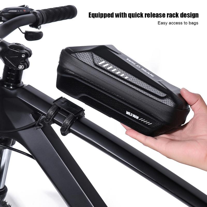 1l Mtb Bike Front Tube Bag Hard Shell Electric Scooter Bag Compatible For M365 / M365 Pro Cycling