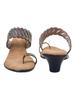 Shoetopia Damen Stilvolle Komfort Sandalen | Offene Zehenpartie zum Hineinschlüpfen Lässige Ethnische Tägliche Tragesandalen für Damen & Mädchen