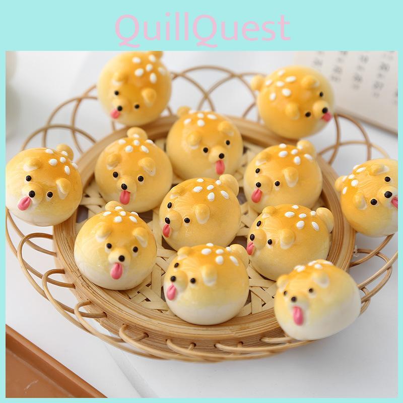 Charming Hamburger Dog Model Collectible Blind Box Delightfully Cute Miniature Display Decor