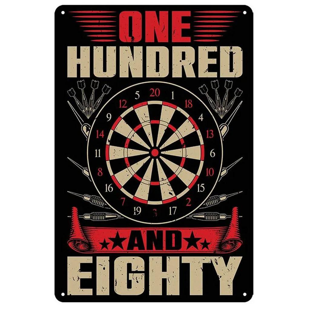 Metall Blechschilder Dartspieler Wanddekoration Plakette Vintage Kunst Poster Eisenmalerei für Man Cave Zuhause Café Spielzimmer Club Bar