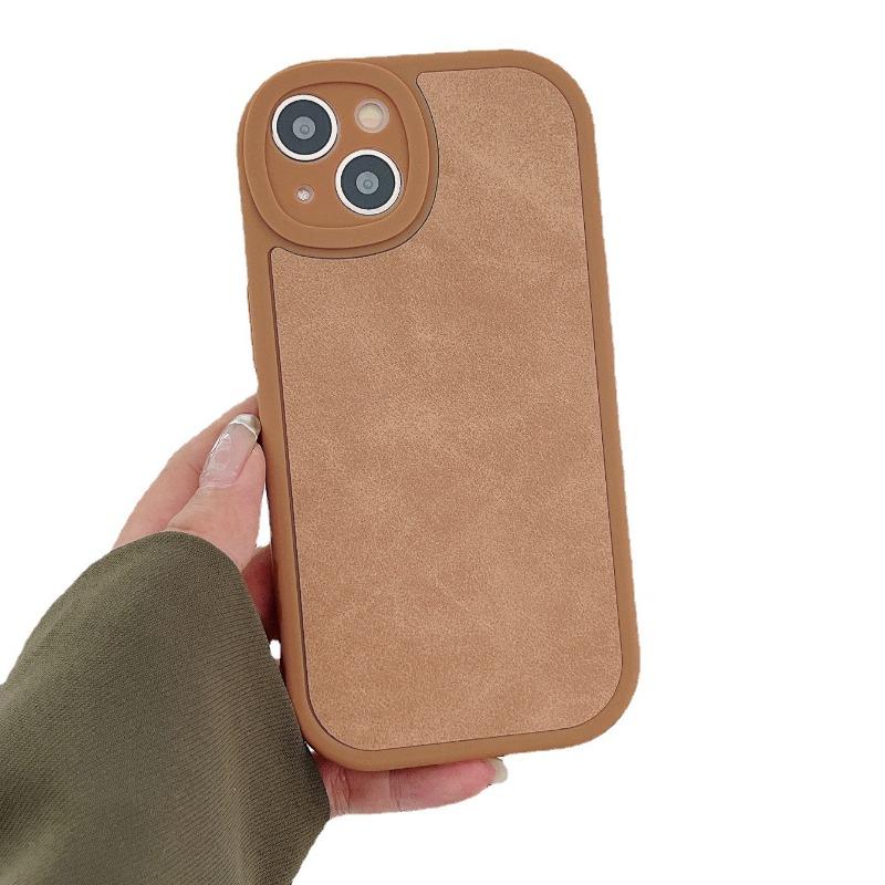 

Big Eye Patch Leather Mobile Phone Case Suitable for Apple 16 Promaxiphone13/15/14 Soft Imitation Leather Apple 15promax