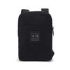 Logo Decorated Solid Color Minimalist Shoulder Polyester Spandex Crossbody Bag Men Bags Deep-Navy-Blue XM000682-AF12908-UB101