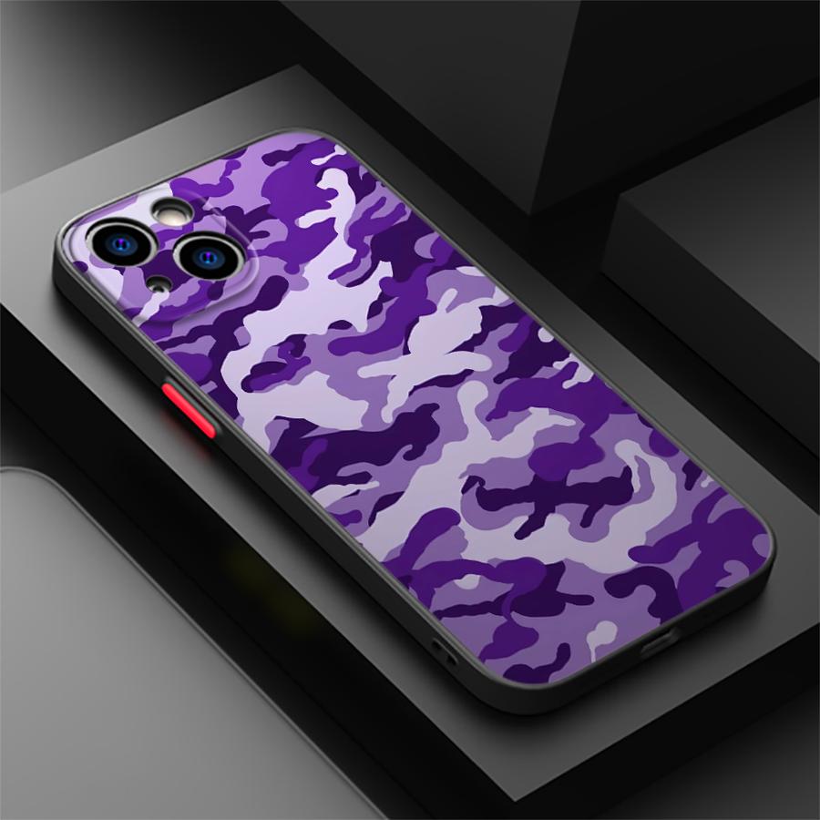 

Camouflage Pattern Case for iPhone 15 Plus 12 13 Mini 11 XS 16e 14 17 16 Pro Max 17 Air Back Phone Cover iPhone 11 Pro Max