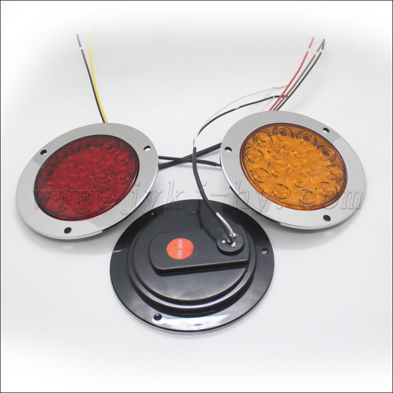 LED Truck Tail Light for Turn Signal and Running, Compatible with 12/24/10-30V Systems