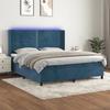 VidaXL Sommier à Lattes de Lit avec Matelas et LED, Lit Rembourré, Lit Double, Lit Adulte de Chambre à Coucher Intérieur, 3139521