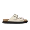 Slippers Women's Retro Leather Thick-soled Double Buckle Belt Birkenstock Slippers Sandals Outside Wear