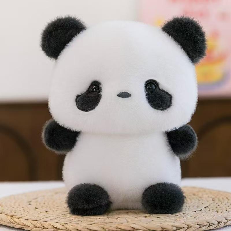 Toy Companion Animal Plush Doll Brown Bear Doll Panda Grab Machine Doll Home Decoration Gift Toy