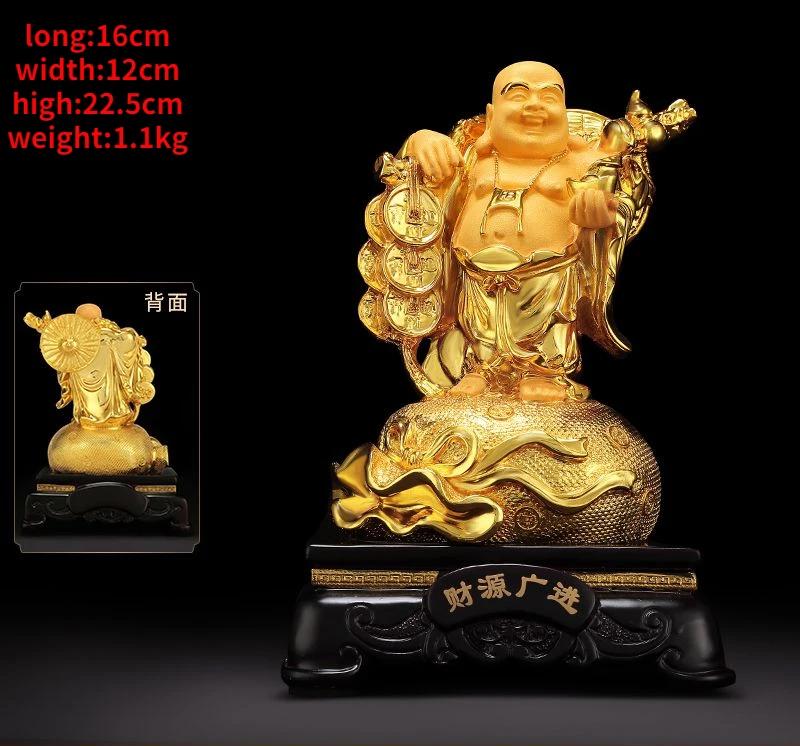 Maitreya Buddha Ornaments Living Room Wine Cooler Big Belly Smiling Buddha Office Decor House Fortune Craft Gifts