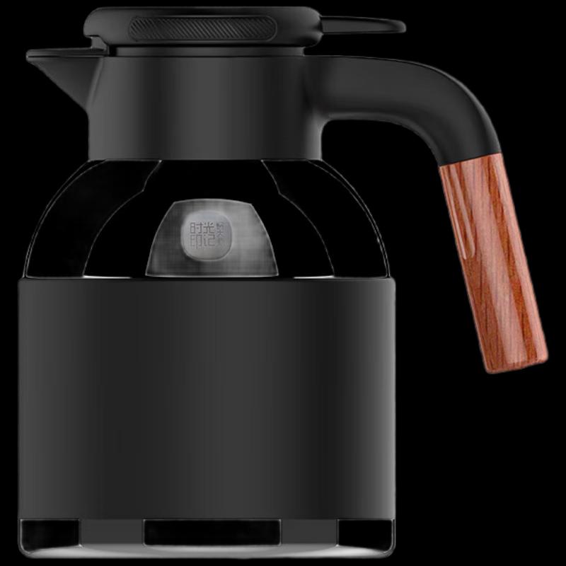 Men Master Time Imprint Mechanical Temperature Display Braising Teapot