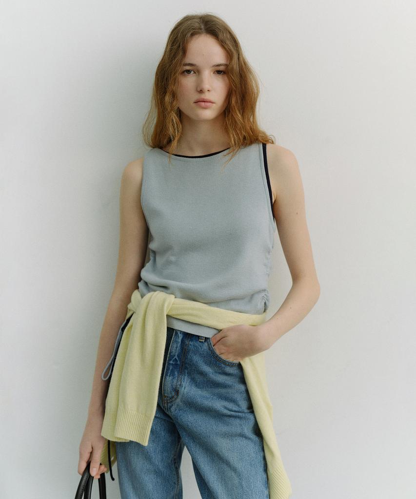 Deonseuteu Layering Knit Top_Udsw6A202_Soft Blue