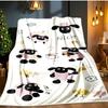 Sheep Friends Adventure Blanket Flannel Throw for Sofa, Indoor, Camping, Living Room, Office, Chair, And Bed Soft Birthday Gift
