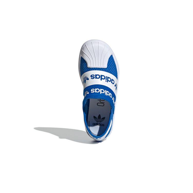 Adidas Originals Superstar Smr 360 C Non-Slip Low-Top Kids Skate Shoes Kids Sneakers Blue White FV7609