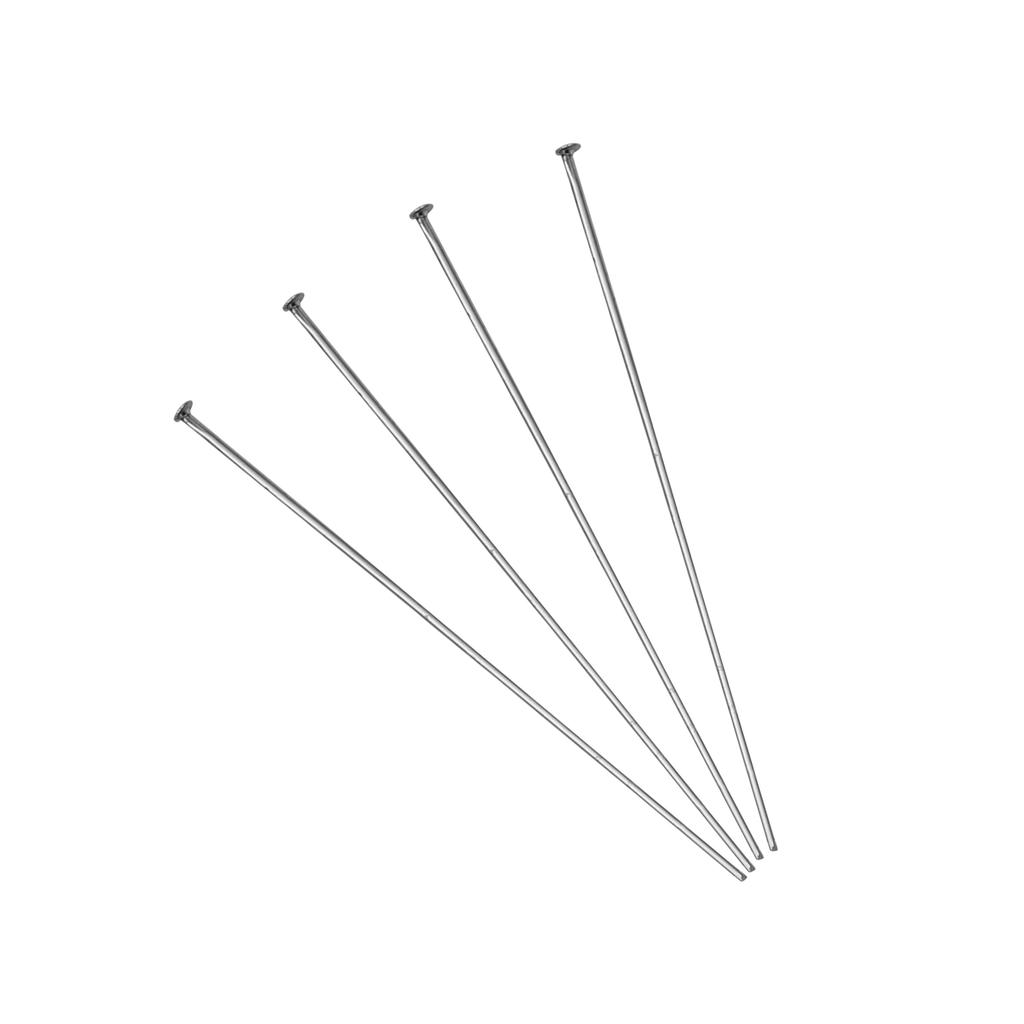 50/100Pcs Stainless Steel T-Shape Needle Charm Accessories For DIY Necklace Bracelet Jewelry Making