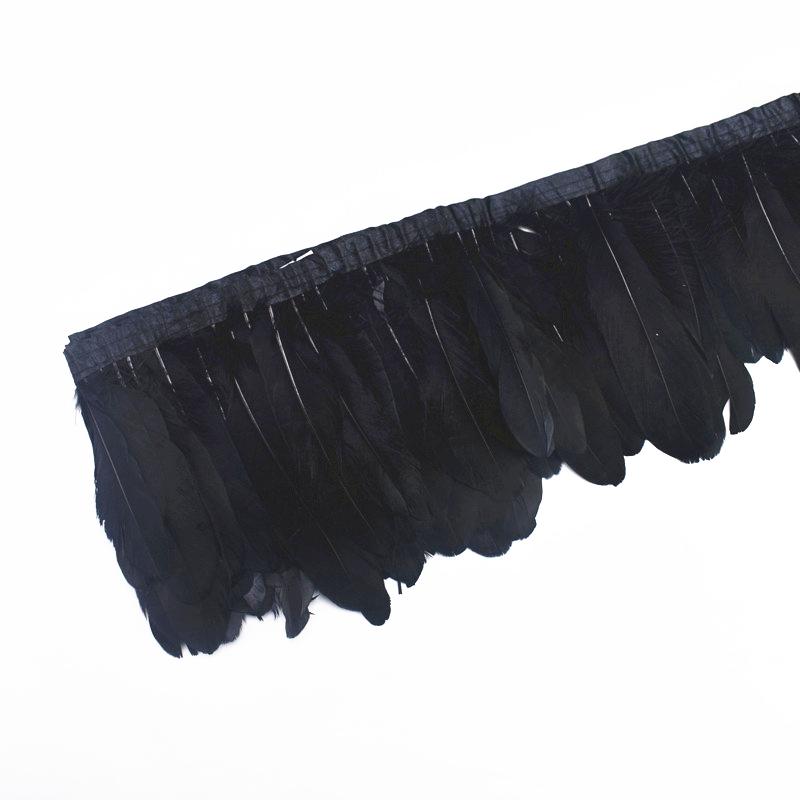 10Meters/Lot Goose Feather Trim Goose Feathers Clothing Sewing Wedding Feathers Decoration Feathers For Crafts Plumas Carnaval