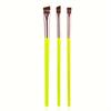 3er Make-up Pinsel Set, Klingen Eyeliner Pinsel Feiner Schräger Kopf Augenbrauenpinsel Konturen Eyeliner Ultra-Dünner Lidschattenpinsel Make-up