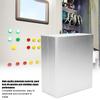 Aluminum Project Box Matte Silver Split Type DIY Electronic Enclosure Case 80x160x180mm