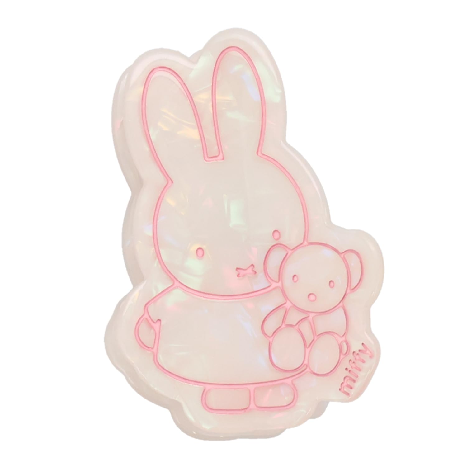Shobido Miffy Hair Sherbet Color Accessory Series miffy MF46553 Die-Cut Clip, WHITE