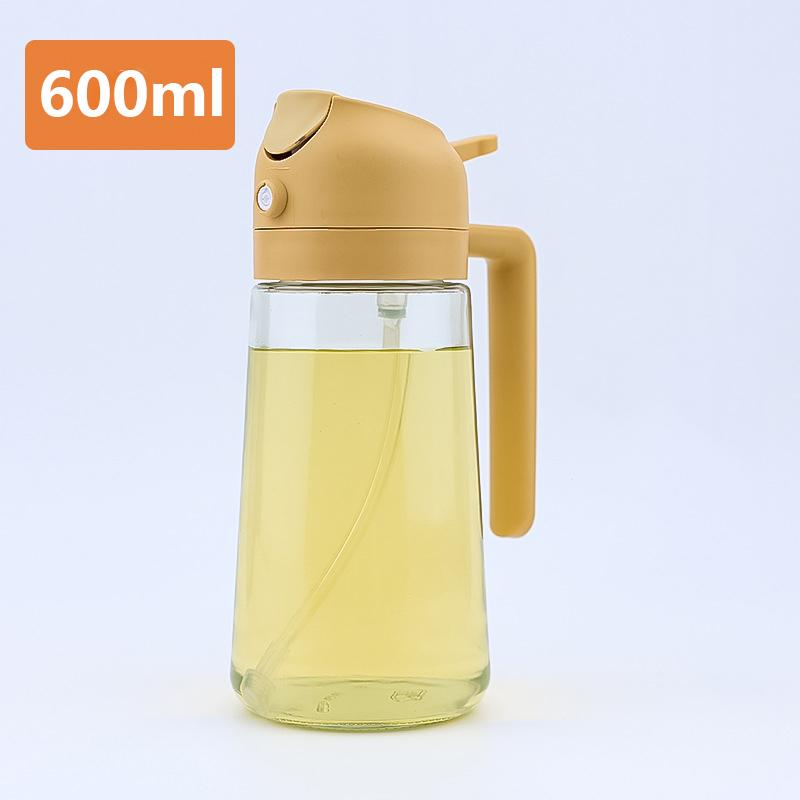 Olive Oil Sprayer for Cooking 2 in 1 Olive Oil Dispenser for Kitchen Gadgets Food-grade Oil Mister for Air Fryer Salad Frying