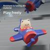 Inertia Pull-Back Airplane Push Toy for Boys and Girls Ages 0-2