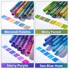 Set of 6-24 Metallic Glitter Gel Pens 1.0 mm Color Ballpoint Pen Book Card Long Lasting Writing Drawing Marking Coloring DIY Art