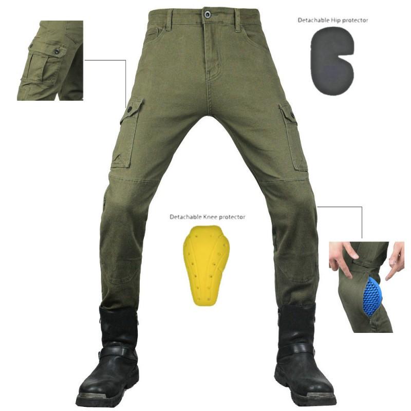 Mens Motorcycle Riding Pants With Multiple
