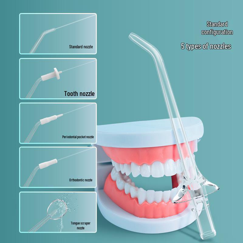 Portable Multifunctional Water Flosser with Large Screen for Teeth Whitening and DIY Oral Care