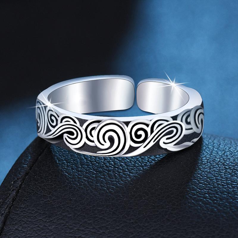 

Модные женские кольца с волной one size