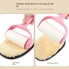 Shoes Cleaning Tool Polished Gloves Handbag Leather Brushes Imitation Lamb Shoe Care Brush Wipe Labor-saving Mesh Fabric