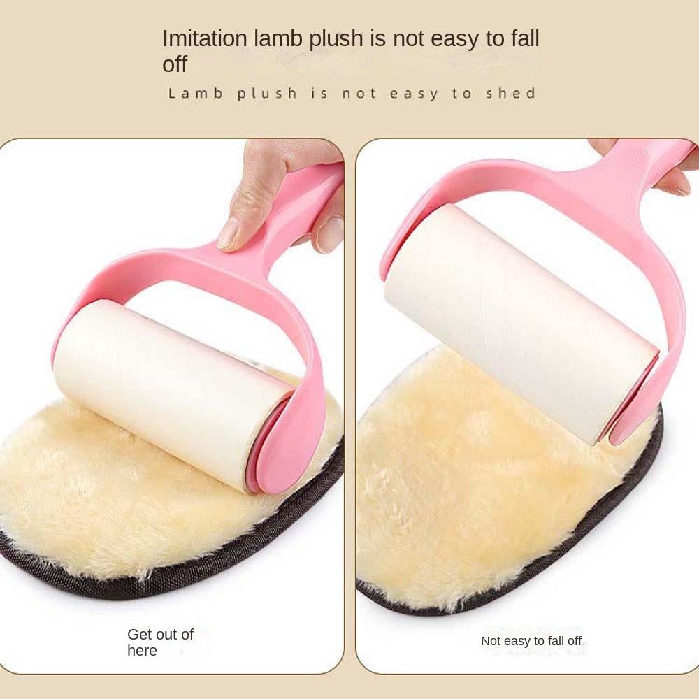 Shoes Cleaning Tool Polished Gloves Handbag Leather Brushes Imitation Lamb Shoe Care Brush Wipe Labor-saving Mesh Fabric