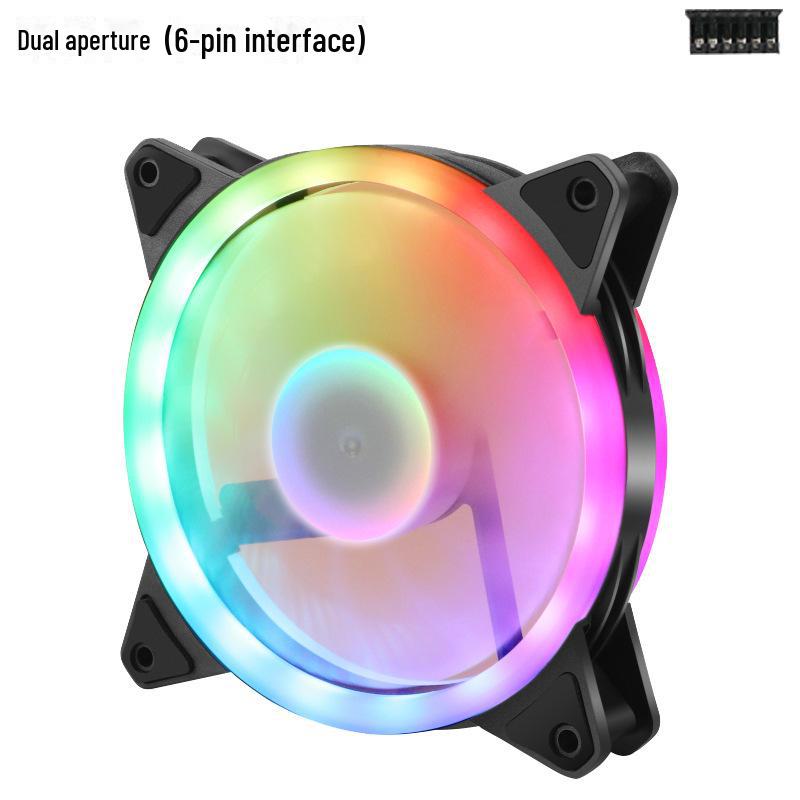 Phantom White 120mm Silent RGB Chassis Cooling Fan
