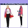 Le Château Ambulant de Howl Costume de Cosplay Hauru Manteau Costume Tenue de Fête d'Halloween
