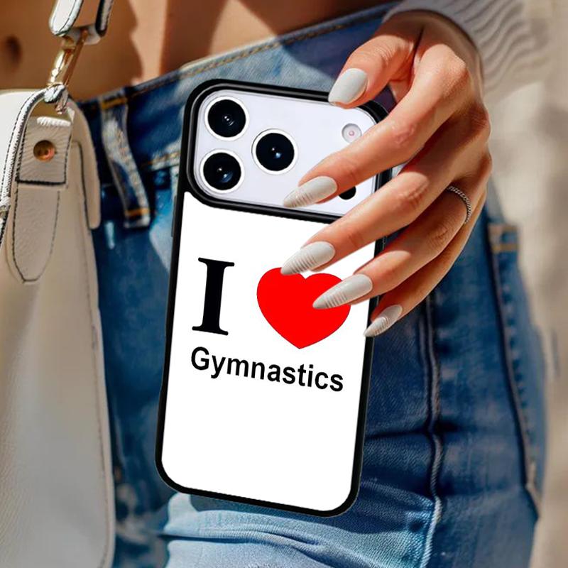 gymnastics silhouette Phone Case For iPhone 17 Air 14 15 13 12 Max Cover For Apple 14 15 16 16e 11 Pro Max Plus